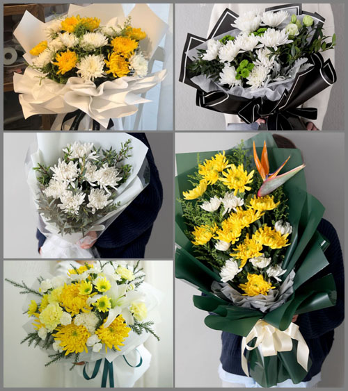 广东佛山市高明区荷城街道金华社区白事花束代送